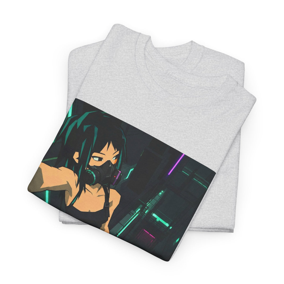 Green Horizon Blur Graphic Tee