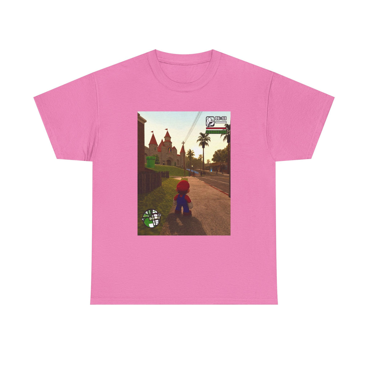 Mario In San Andreas Tee (Design 6)