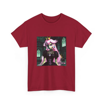 Goth Peach In Haunted Castle Tee