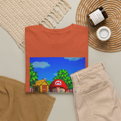 Mushroom-Tripping Mario Flips The Bird Tee