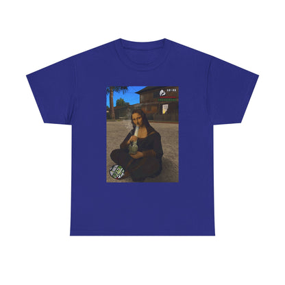 Mona Lisa Hitting The Bong Tee