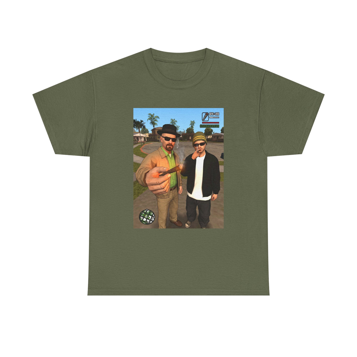 Walter And Jesse Smoking In San Andreas (Design 2)