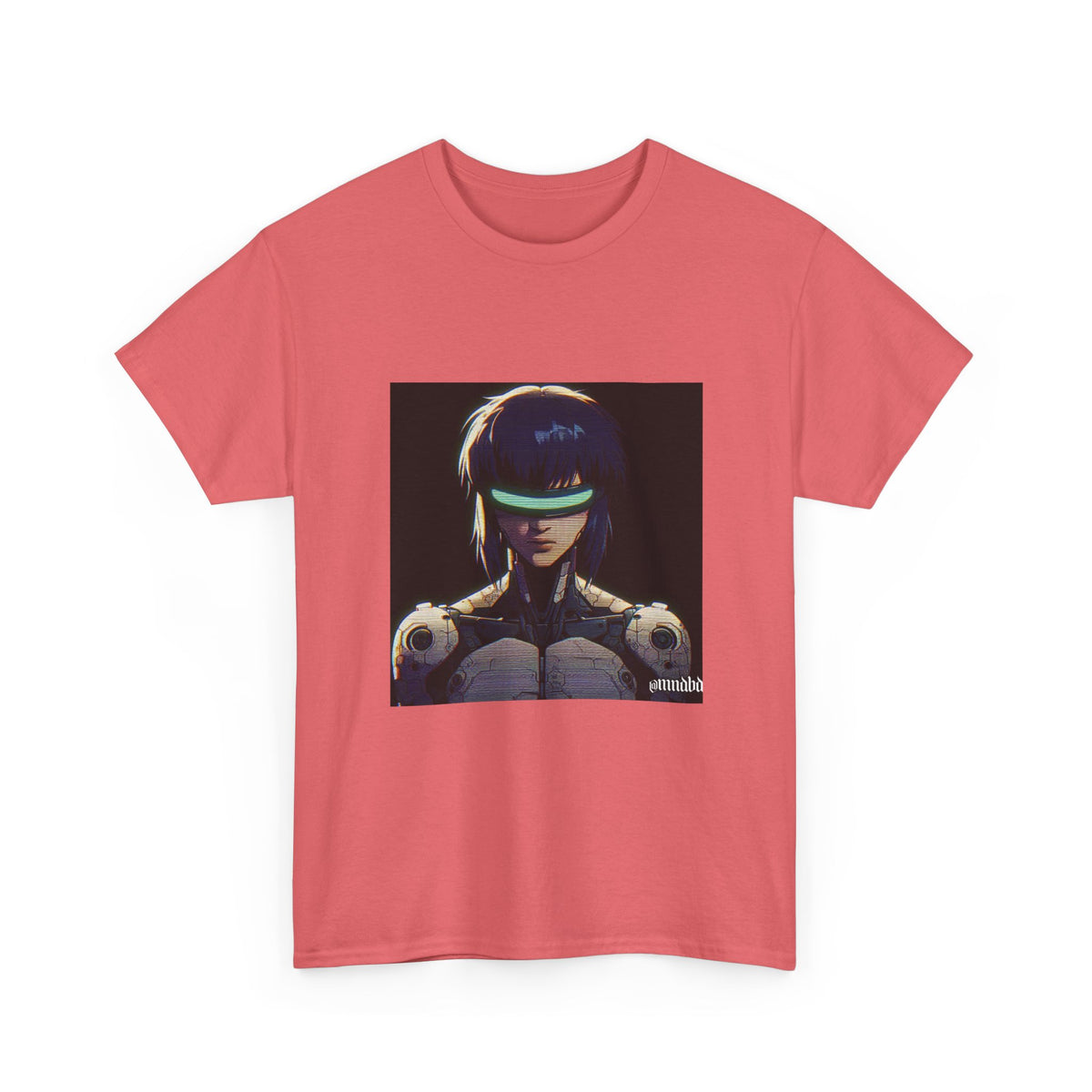 Cybernetic Major Motoko Kusanagi Glitch Art Tee