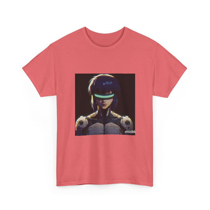 Cybernetic Major Motoko Kusanagi Glitch Art Tee
