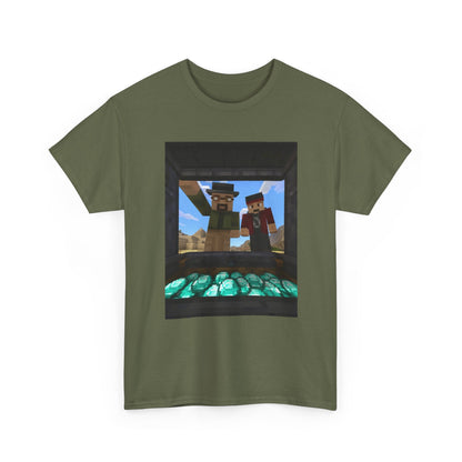 Pixelated Duo With Precious Gems
