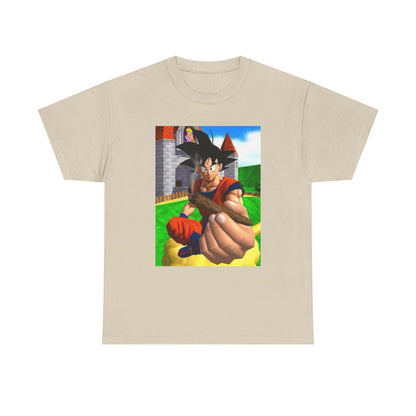 Goku Offers a Blunt at Peach's Castle