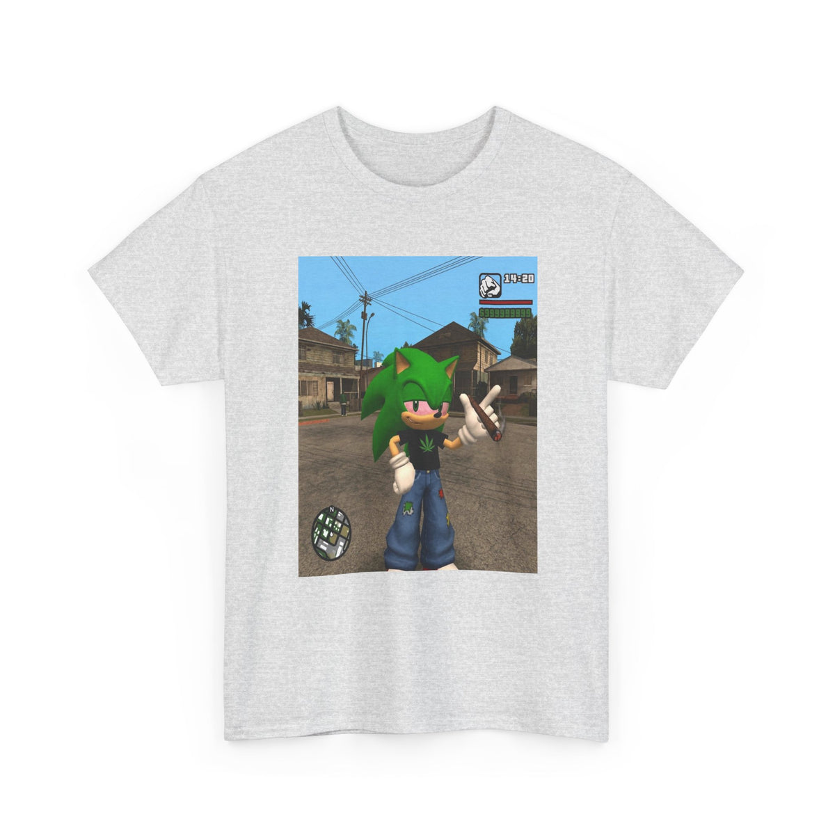 Green Hedgehog Smoking Blunt In San Andreas