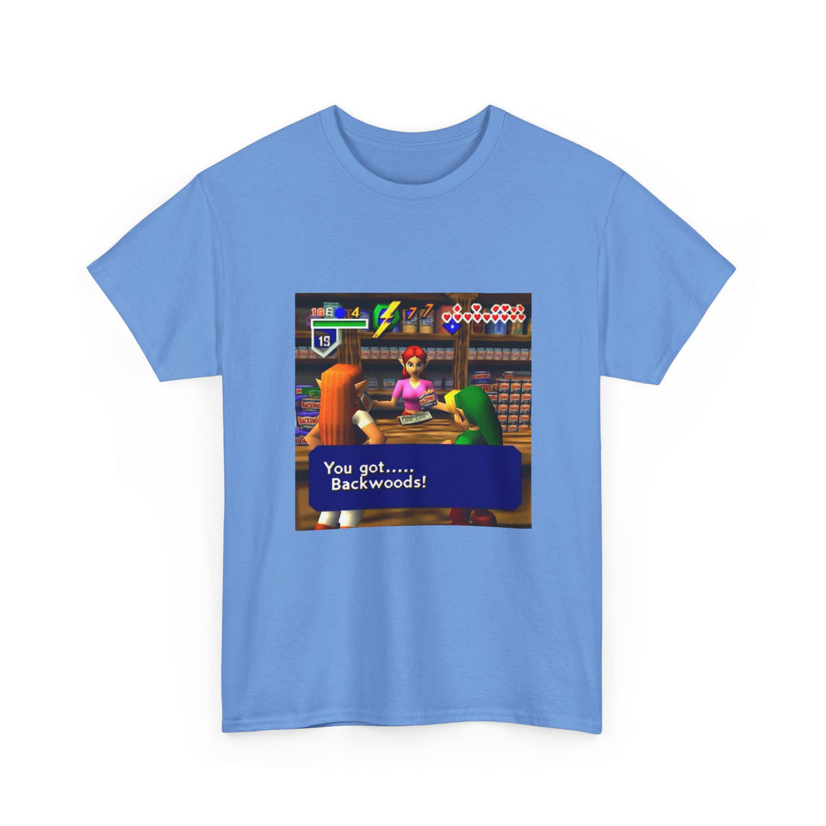 Link Buying Backwoods In Hyrule Shop Tee