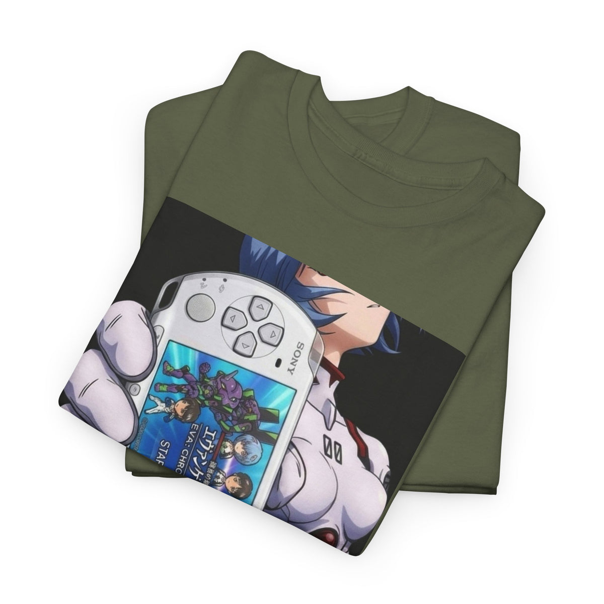 Rei Ayanami Showing Off PSP