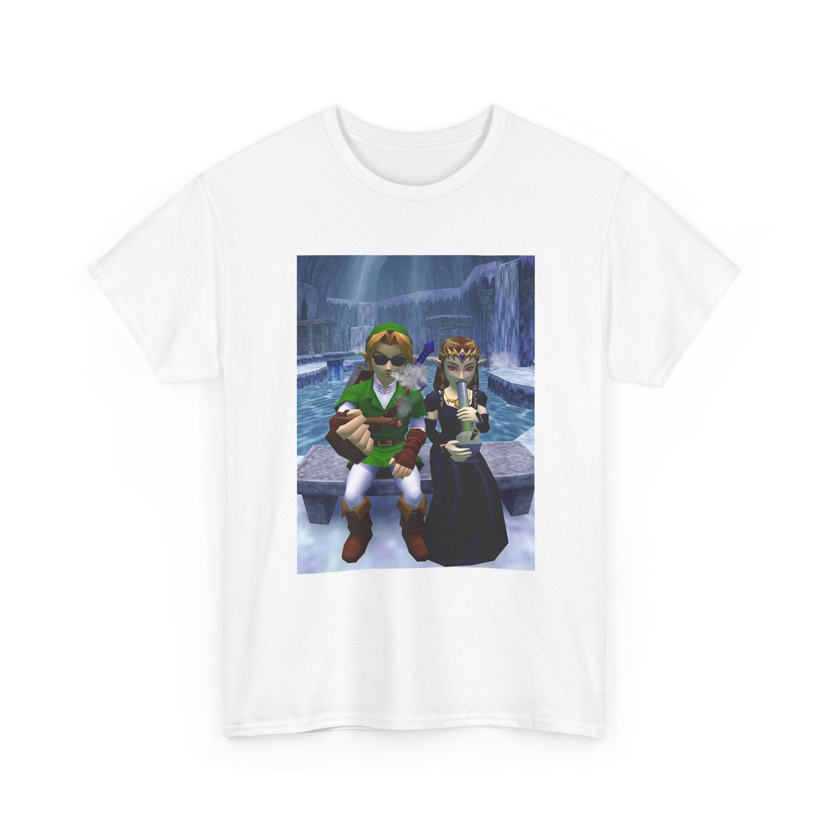Hyrule Heroes Chilling In Ice Cavern