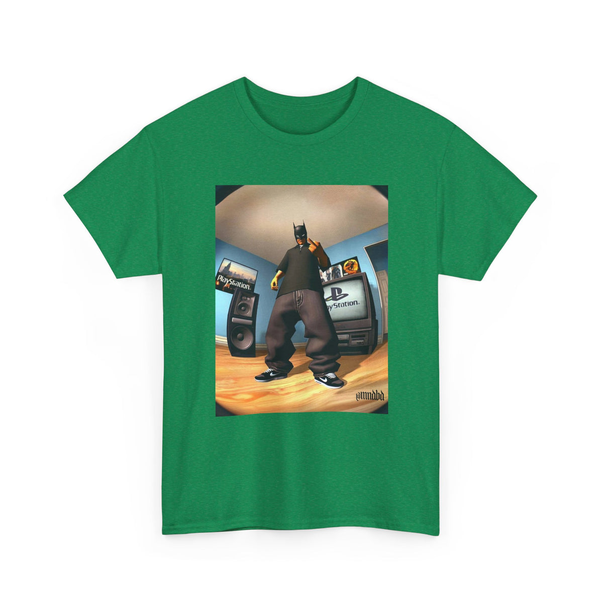 Gamer Batman Flipping Off In His Room