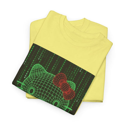 Cyber Hello Kitty Flips The Bird Tee