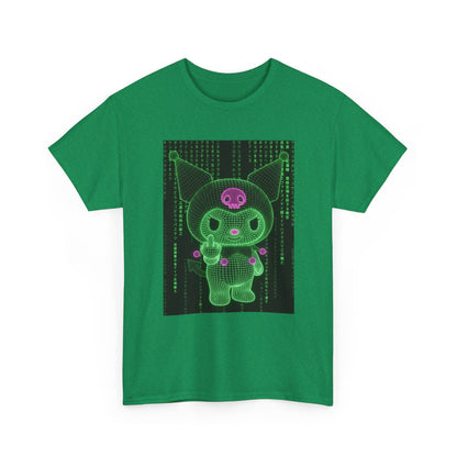 Wireframe Kuromi Flipping The Bird Tee