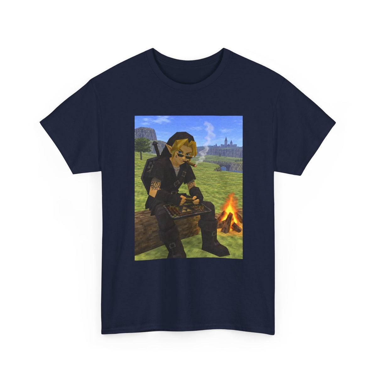 Dark Link Rolling Blunts By The Campfire