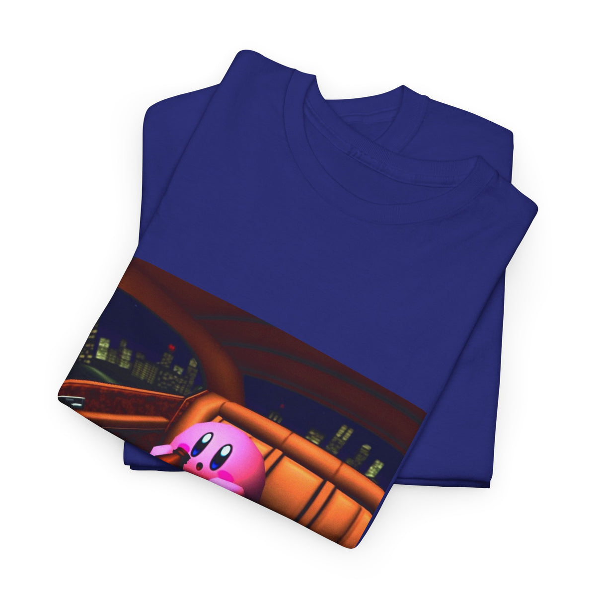 Kirby Sipping Lean In The Car Tee