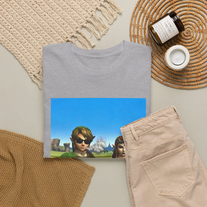 Link And Zelda Chilling With Blunts Tee