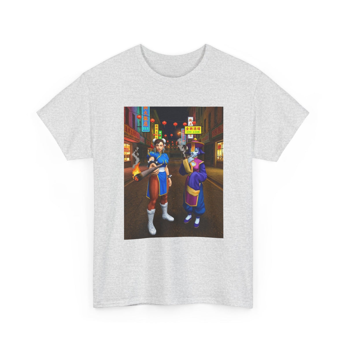 Chun-Li And Hsien-Ko Getting High In Chinatown