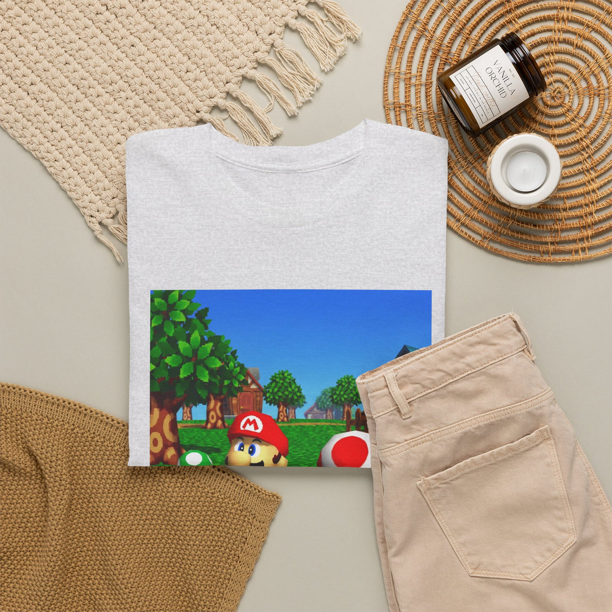 Mario And Toad Chillin' With Shrooms