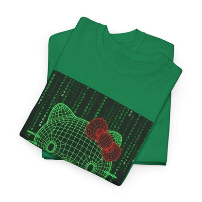 Cyber Hello Kitty Flips The Bird Tee