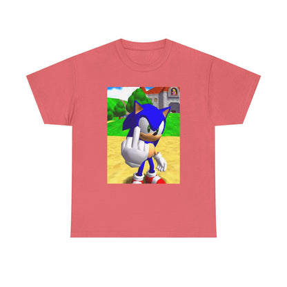 Sonic Flipping The Bird Tee