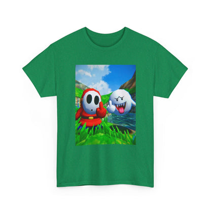 Shy Guy And Boo Flipping Off Tee