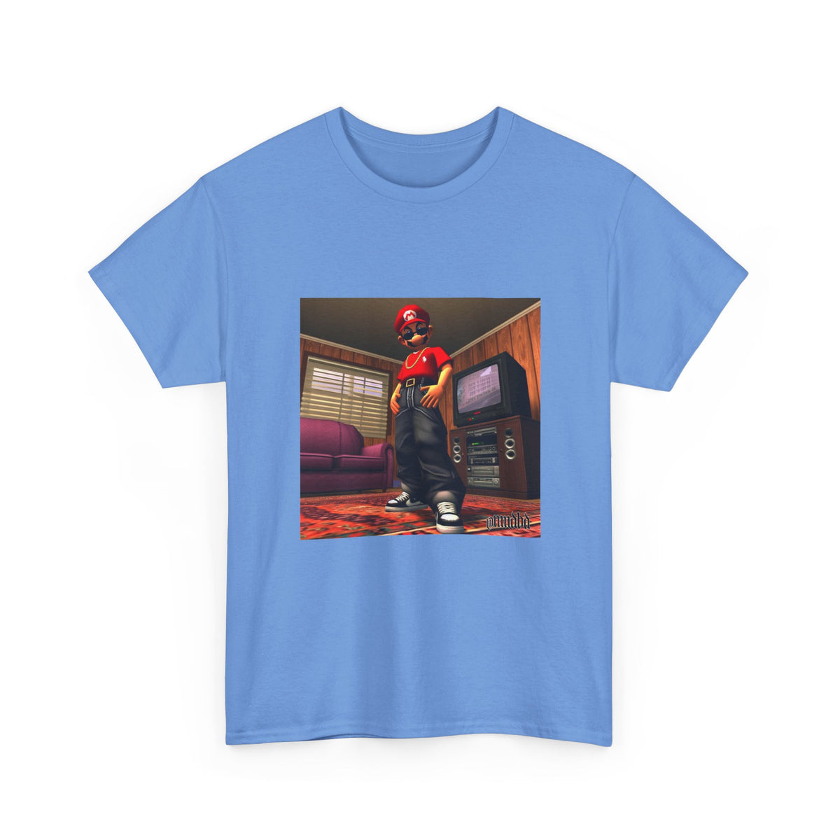 Gangster Mario Chillin' In The Crib Tee