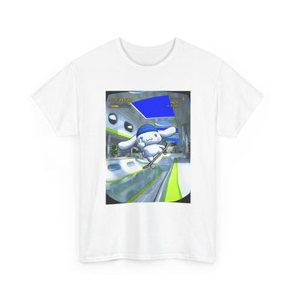 Skater Cloud Dog Flipping Bird Tee