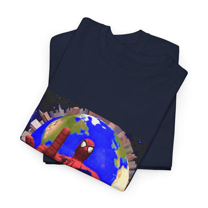 Spider-Man Flipping Off The World Tee