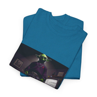 Yoda In Y2K Drip Standing Confidently