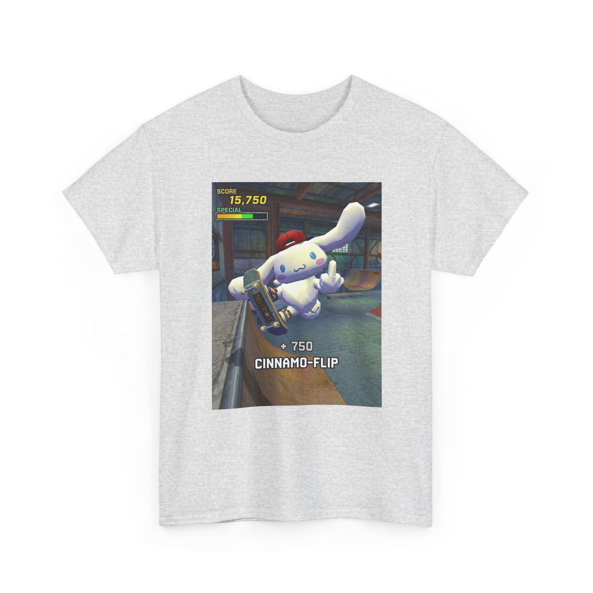 Cinnamoroll Shredding And Flipping You Off Tee