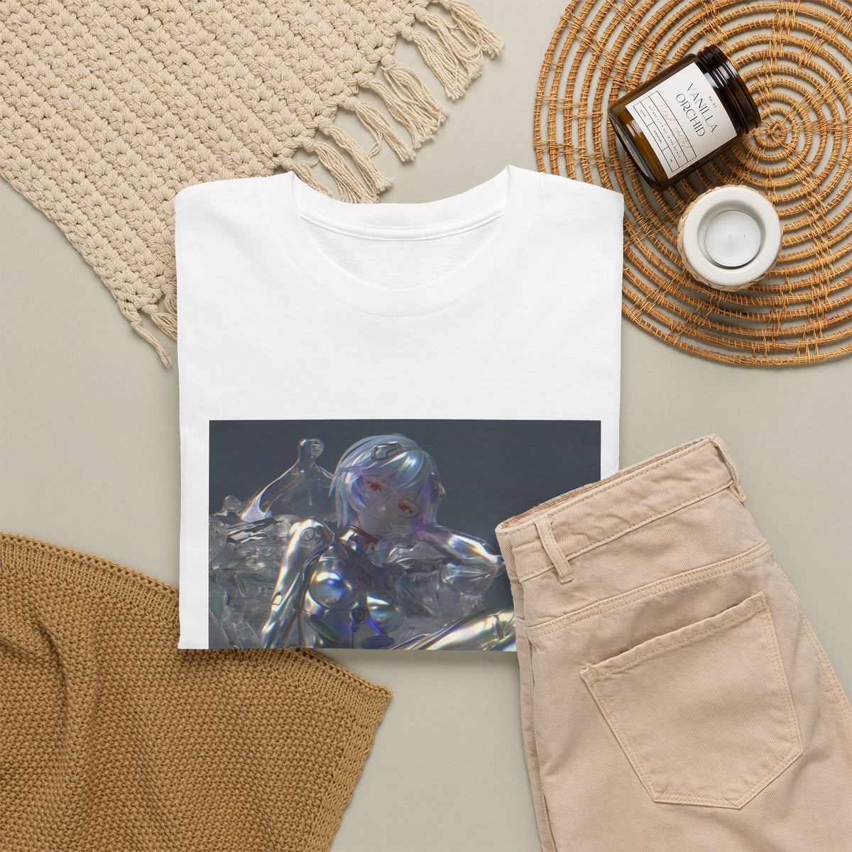 Liquid Chrome Flowing Tee