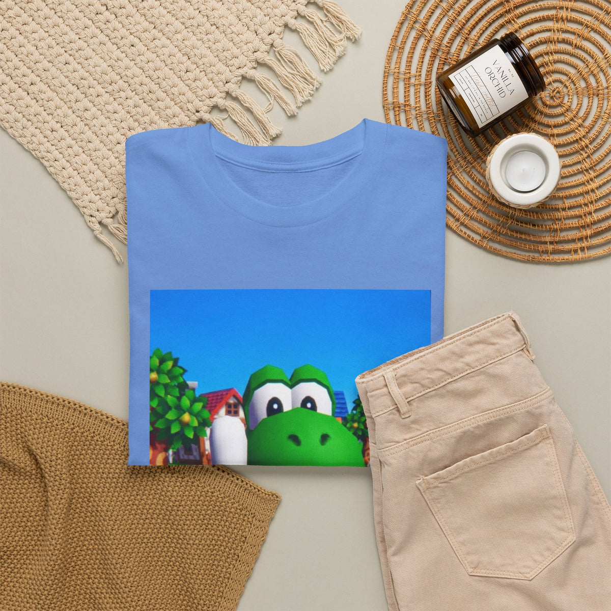 Yoshi Giving The Finger Tee (Design 6)