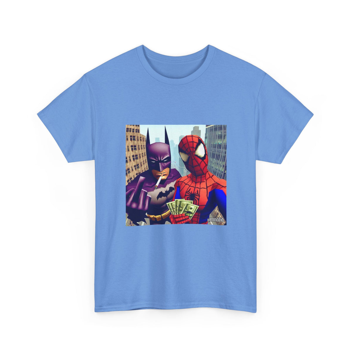 Batman Smoking, Spidey With Stacks Tee
