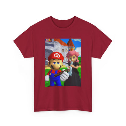 Mario And Peach Chilling At The Castle