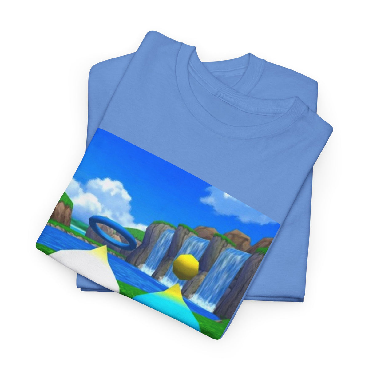 Chao Flipping Off On Green Hills Tee