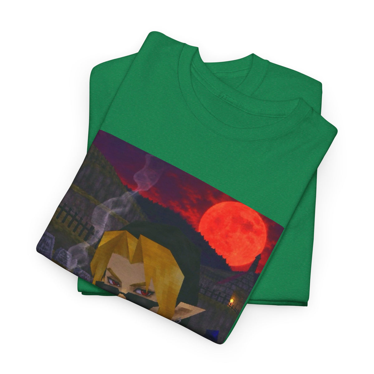 Mystic Green Canvas Graphic Tee