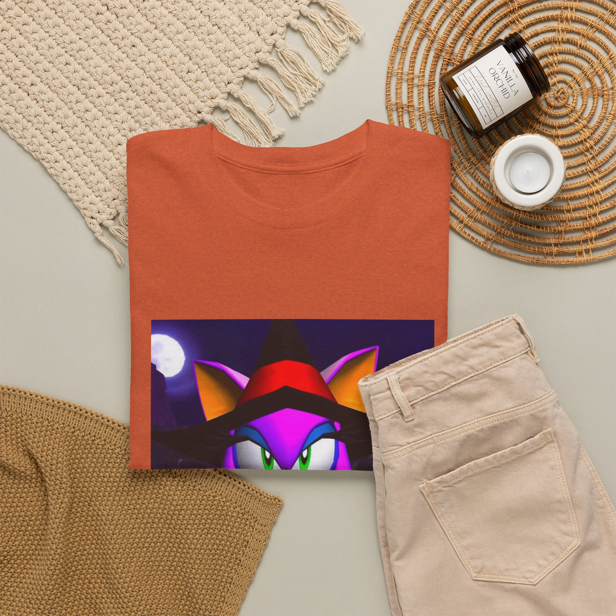 Witchy Sonic Character Giving Middle Finger