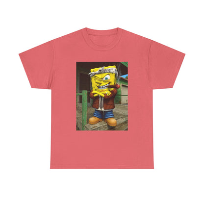 Gangster Sponge Winking and Smoking