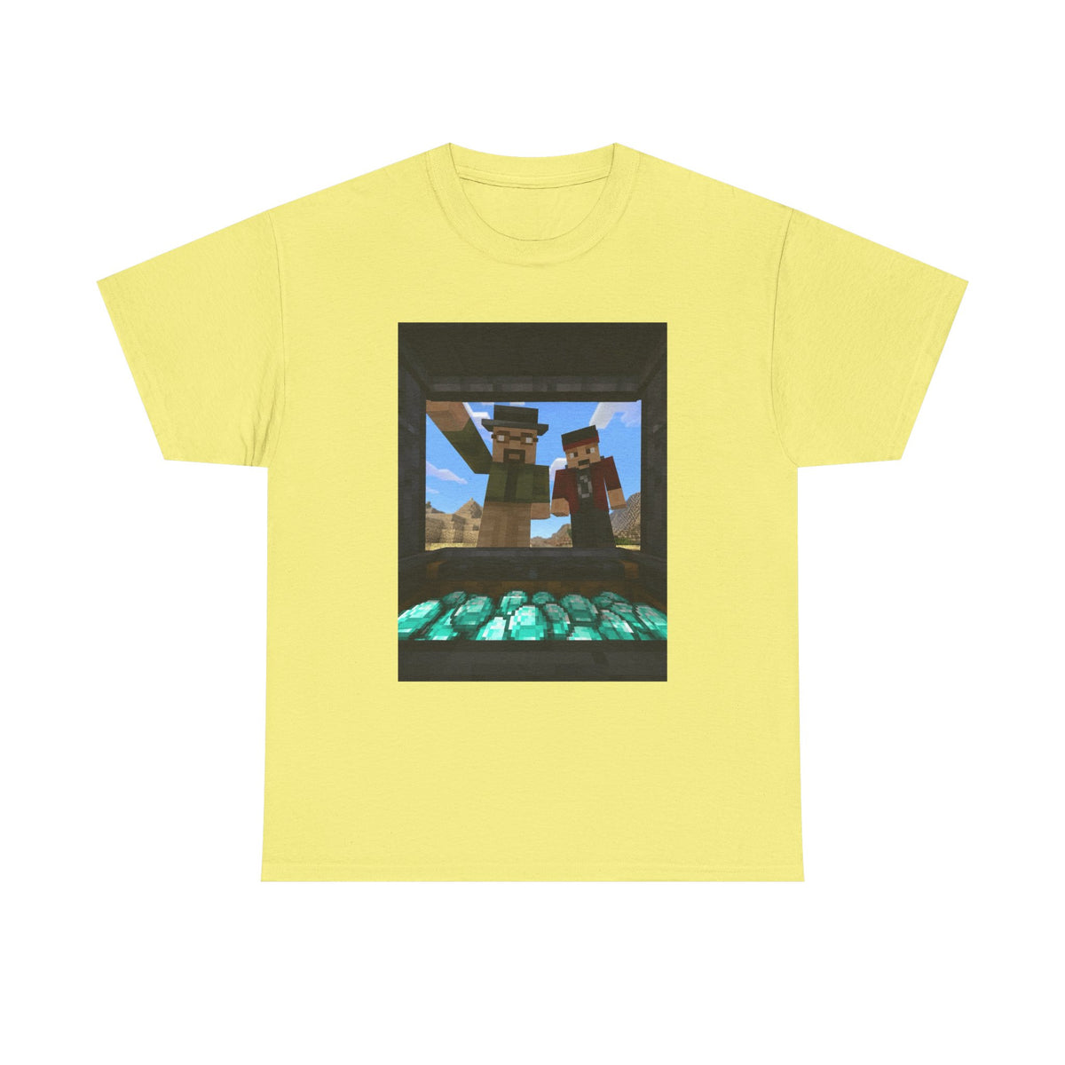 Pixelated Duo With Precious Gems
