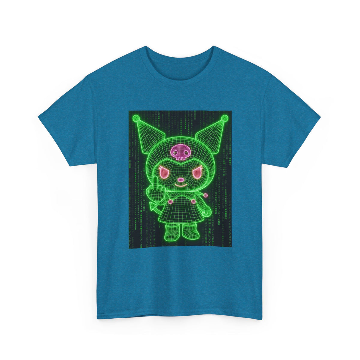 Kuromi Flipping The Bird Matrix Tee