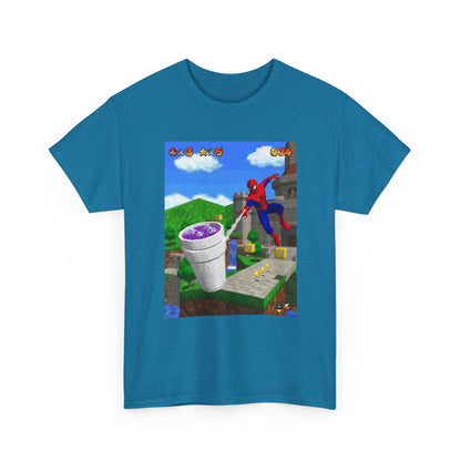 Spidey Swings With Lean In Mario World Tee