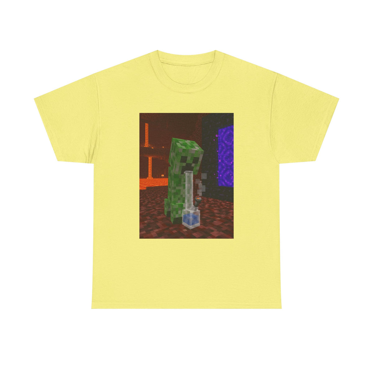 Creeper Hits The Bong In The Nether