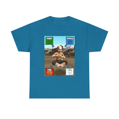 Aang Bending Smoke Elements Tee
