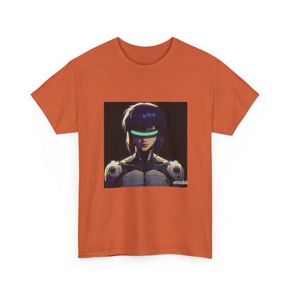 Cybernetic Major Motoko Kusanagi Glitch Art Tee