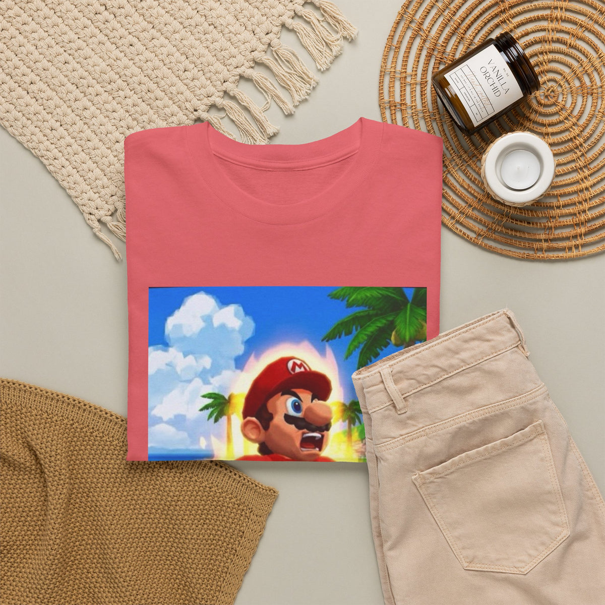 Super Buff Mario Power-Up Tee