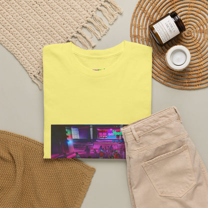 Neon Ember Flow Graphic Tee