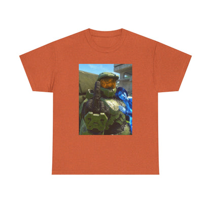 Chief & Cortana Flipping The Bird Tee