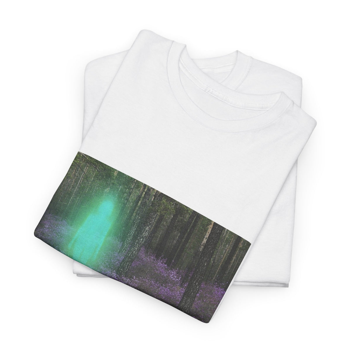 Visitor Exploring Neon Alley Tee