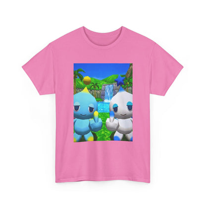 Chao Flipping Middle Fingers At Waterfall