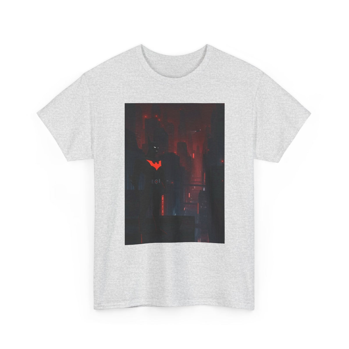 Cyberpunk Bat Hero In Neon City Tee